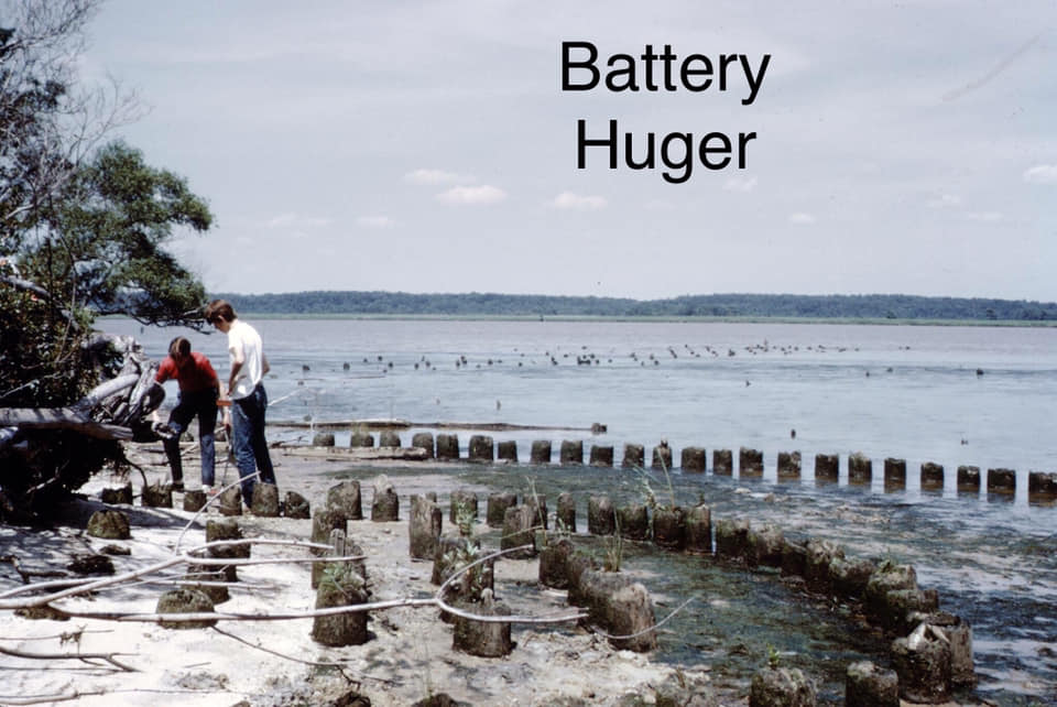 Battery Huger at Low Tide